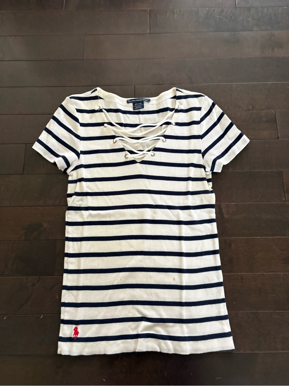 Y2K 2000s polo top womens